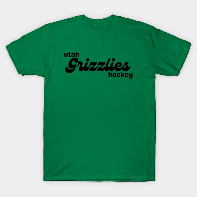 Modern Utah Grizzlies Hockey T-Shirt by The Sparkle Report